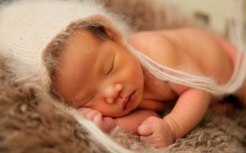 加古川市のアケミスタジオのニューボーン撮影